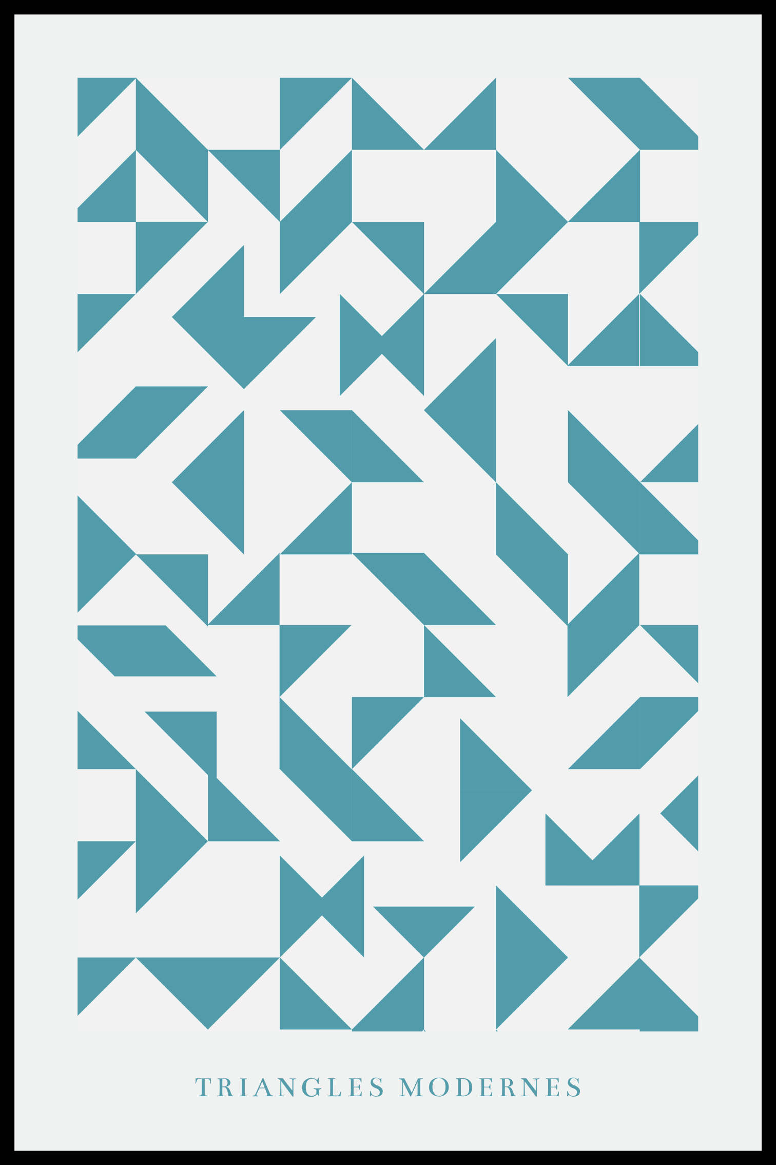Triangelns moderna affisch