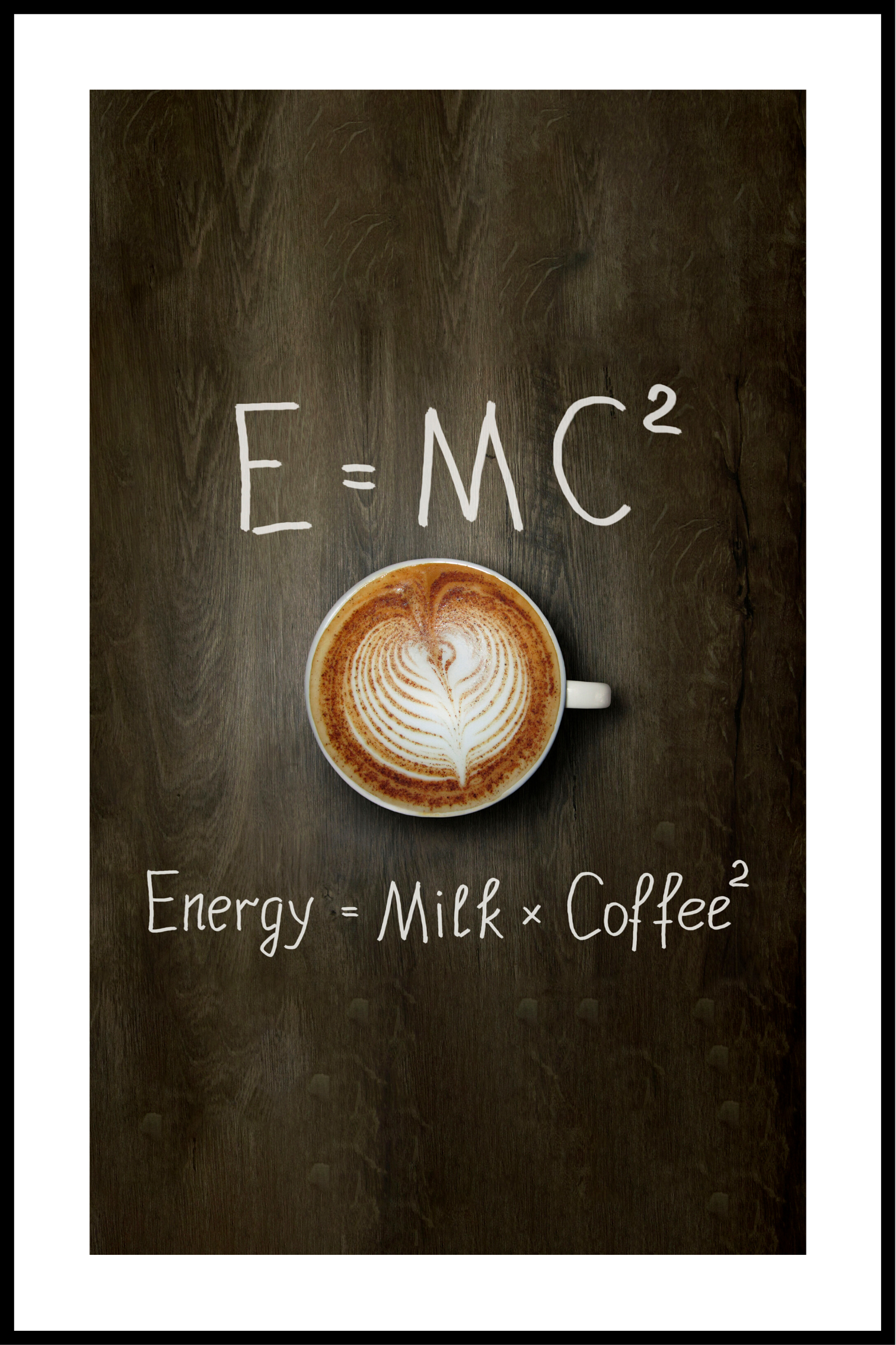 energi och kaffe Affisch