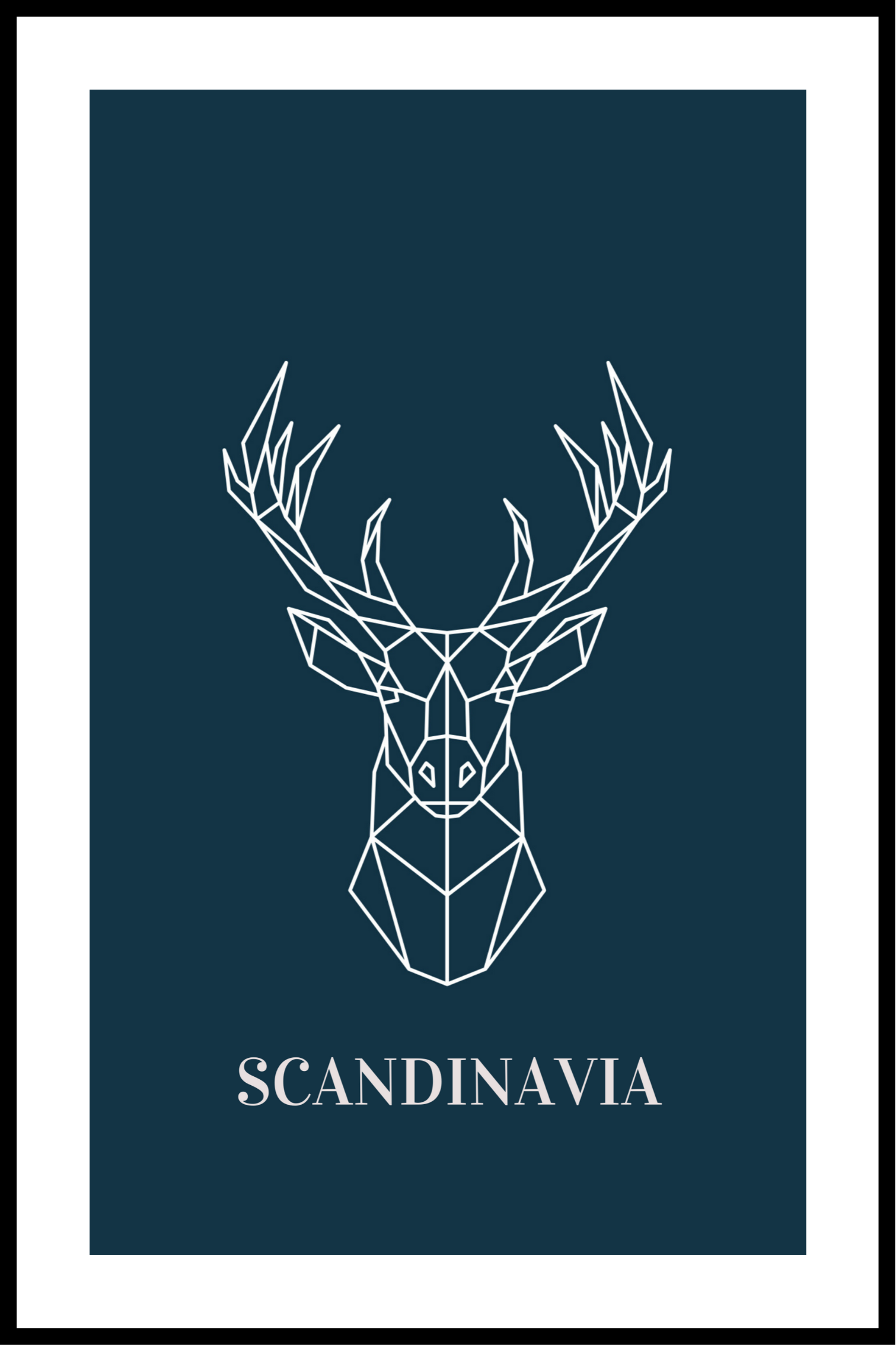 Skandinavien affisch