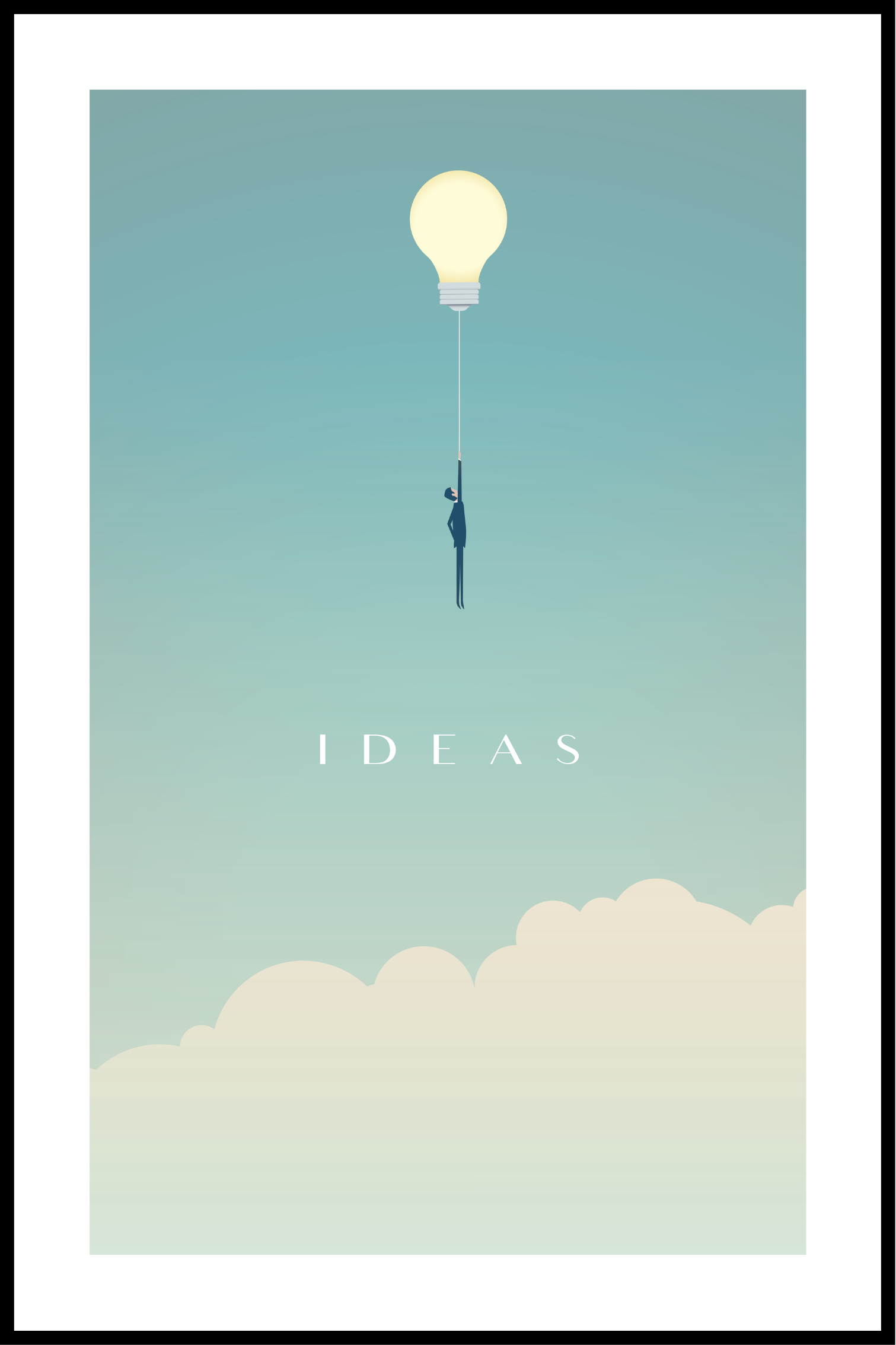 Affisch för idéer