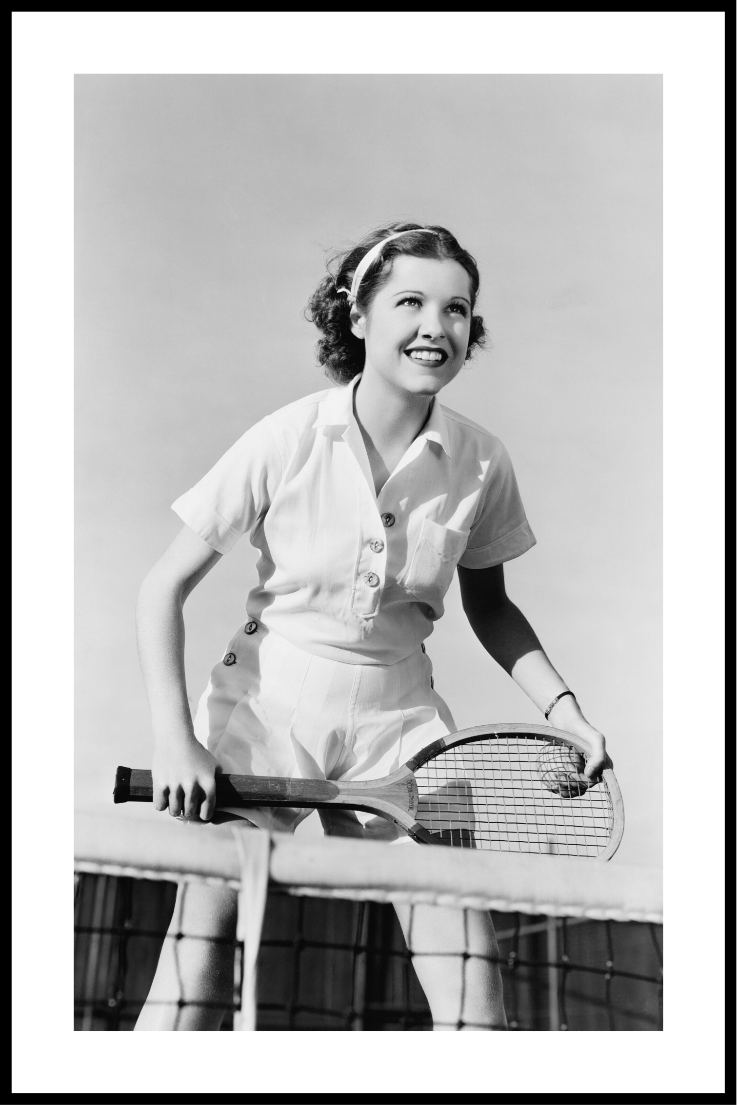 vintage tennis affisch
