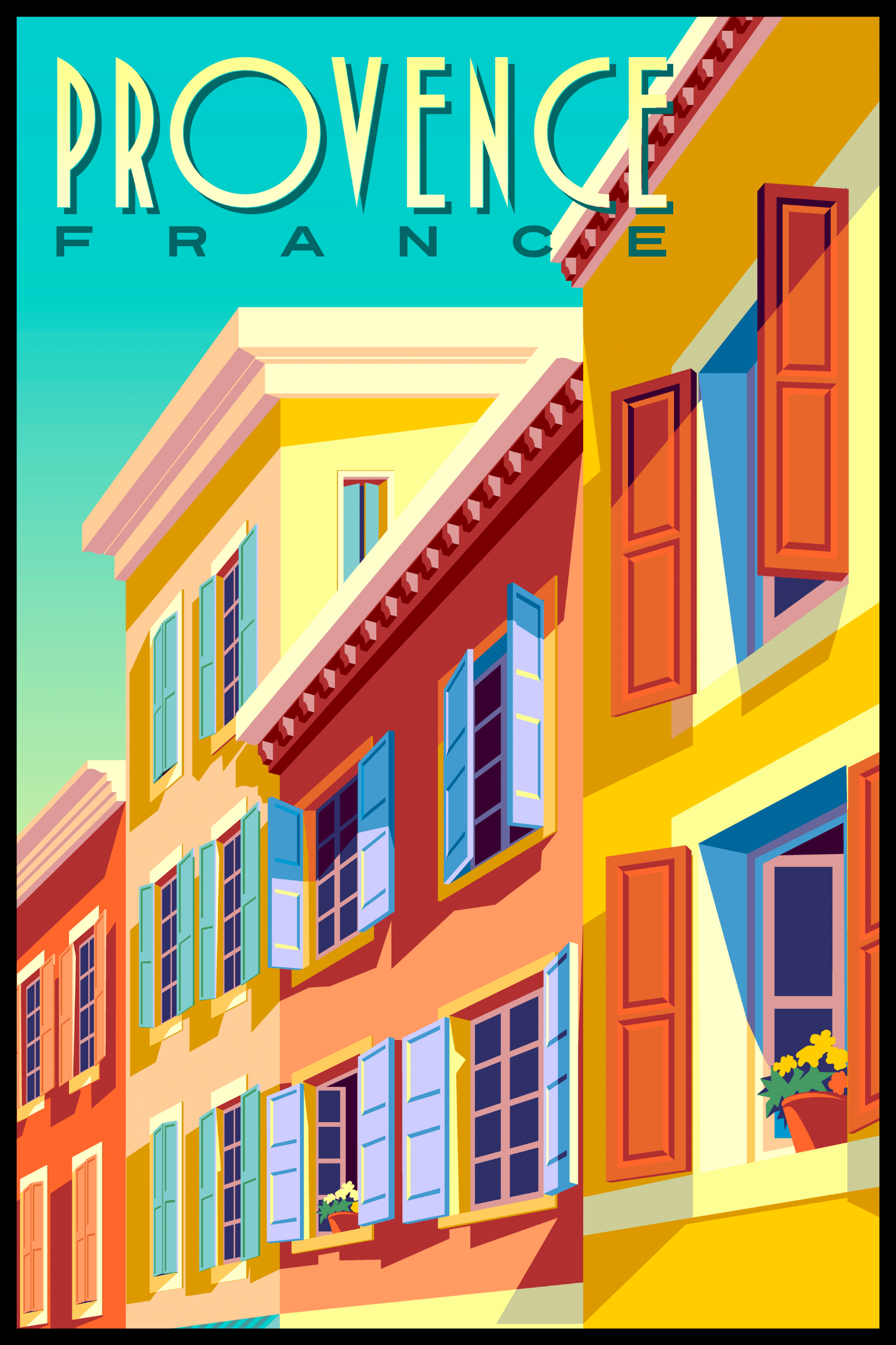Provence affisch