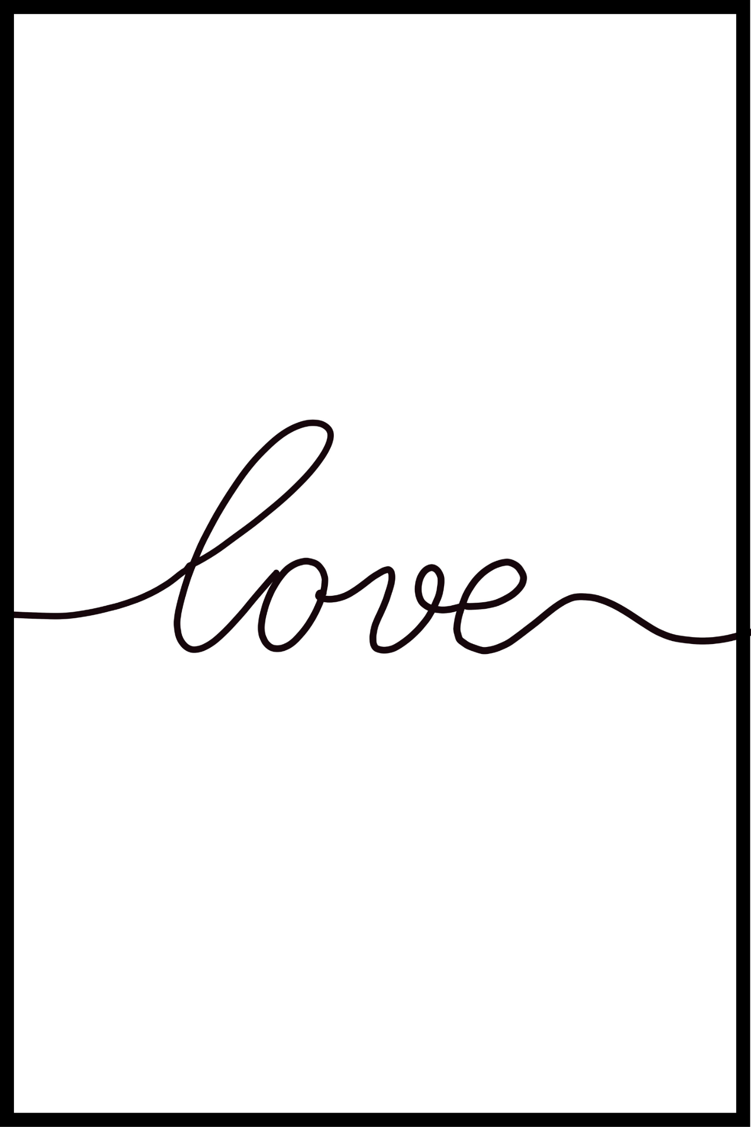 Love line affisch