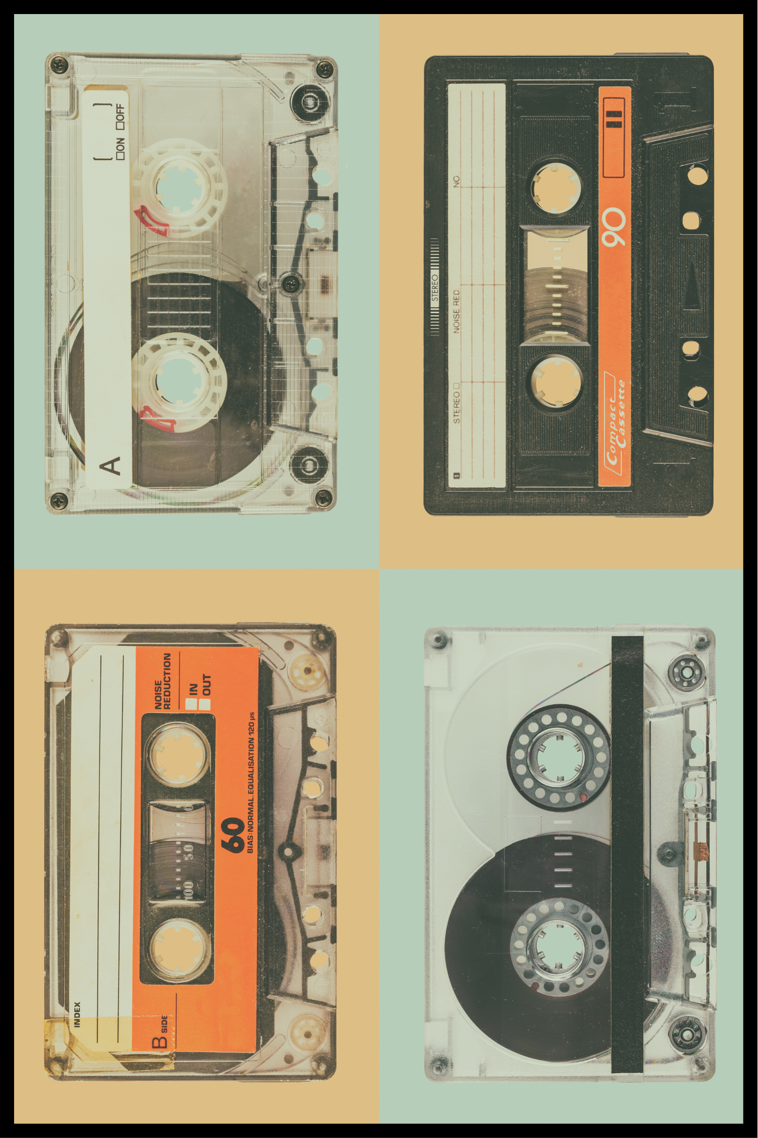 retro kassettbandaffisch 2