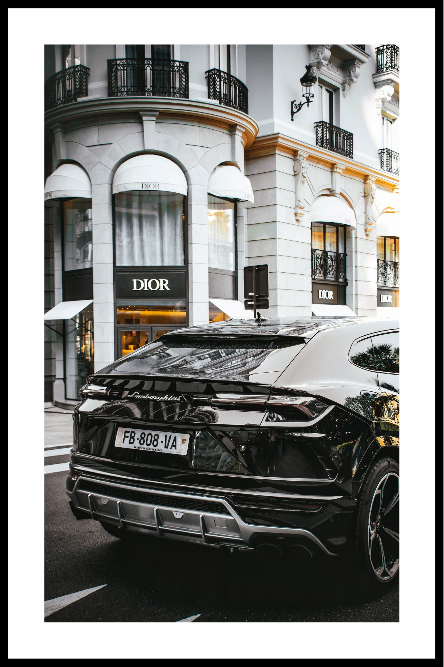 Lamborghini X Dior affisch