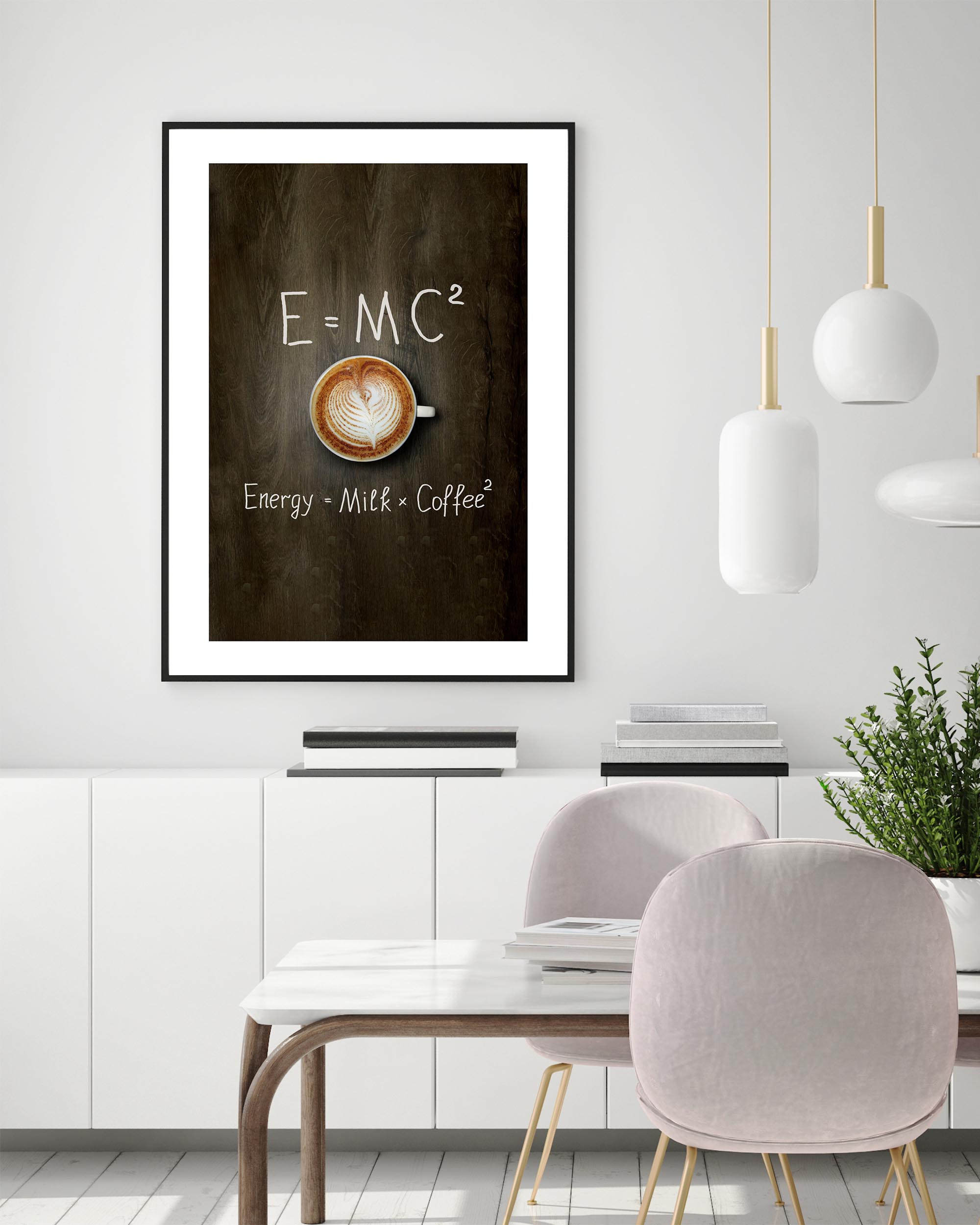 energi och kaffe Affisch