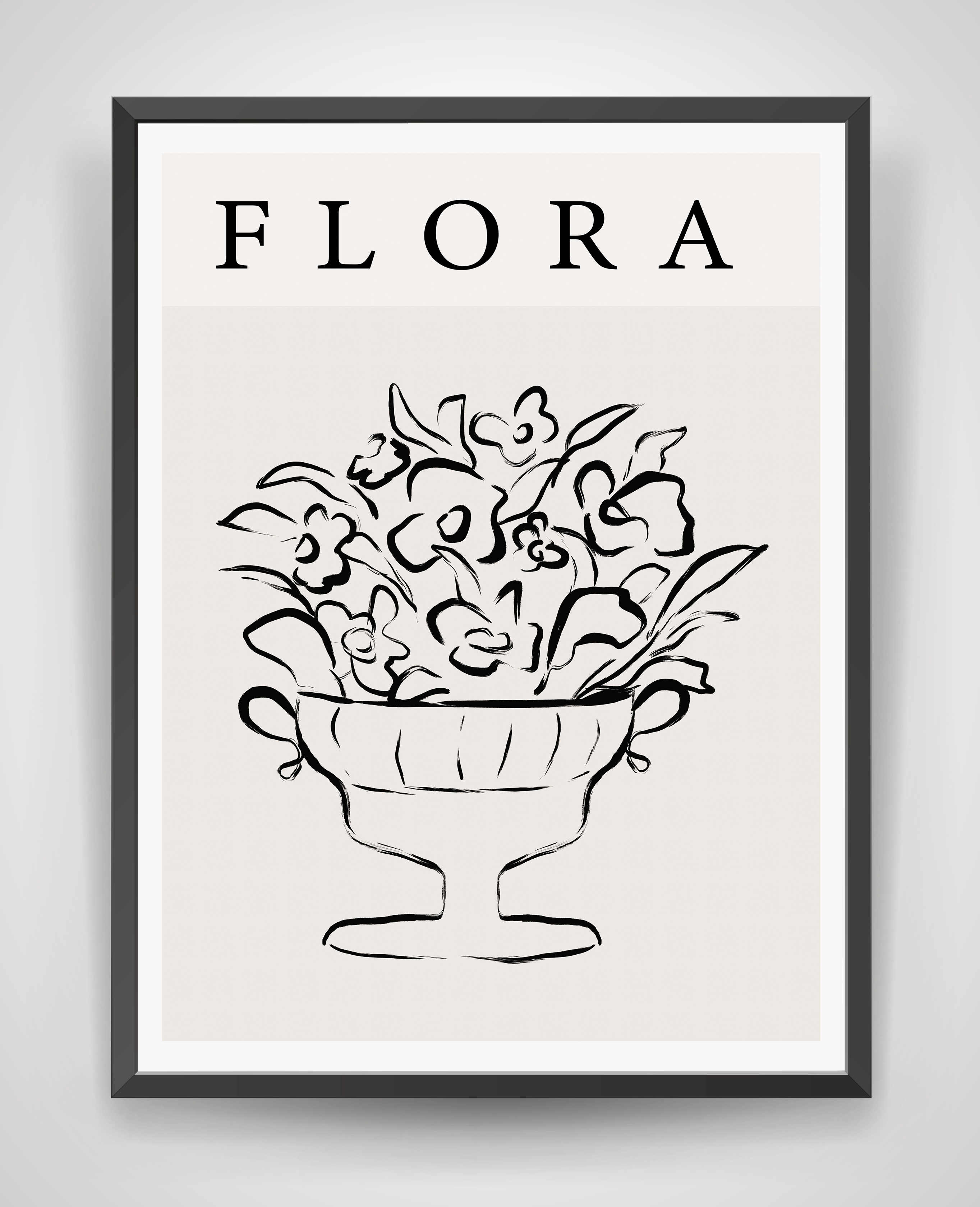 Flora affisch