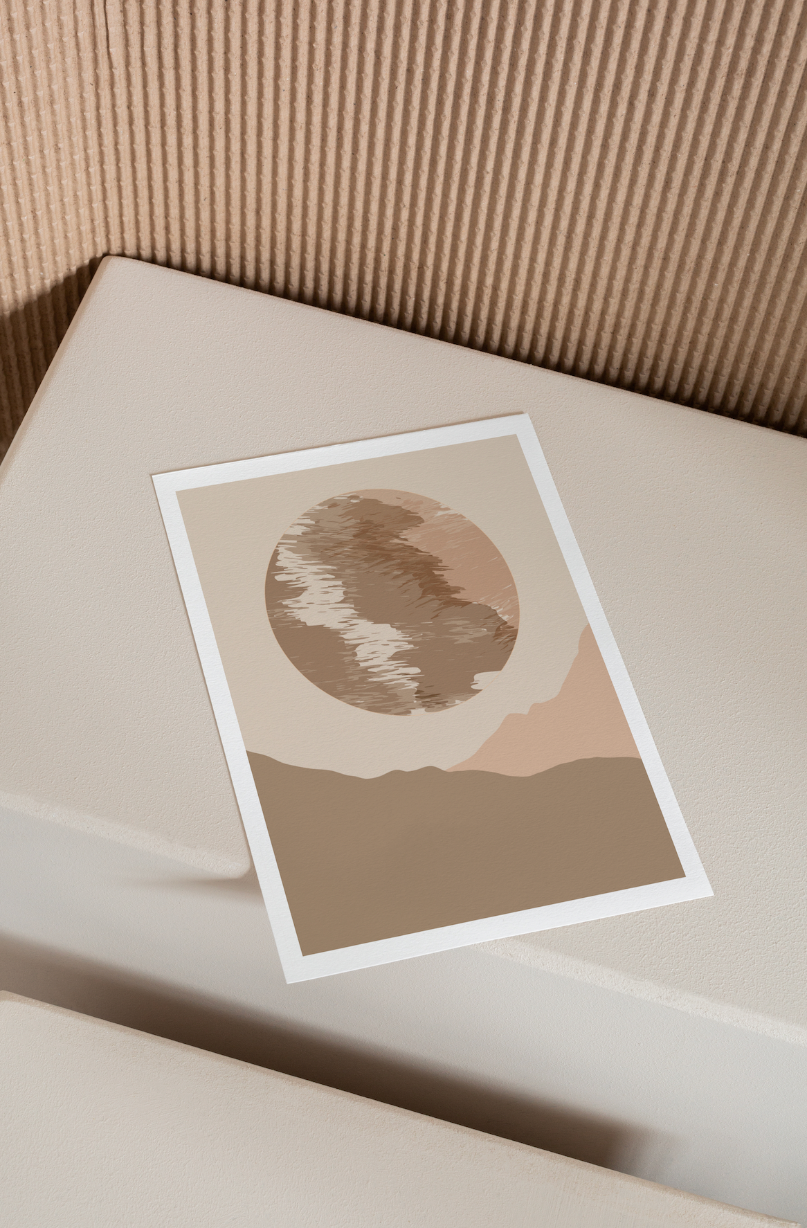 Följ moon-serien av affischer