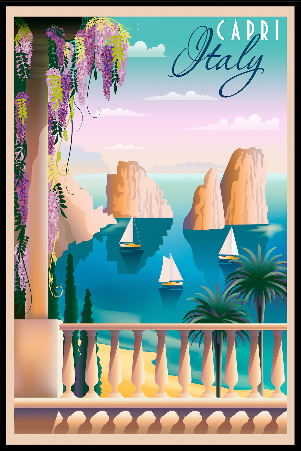 Capri affisch