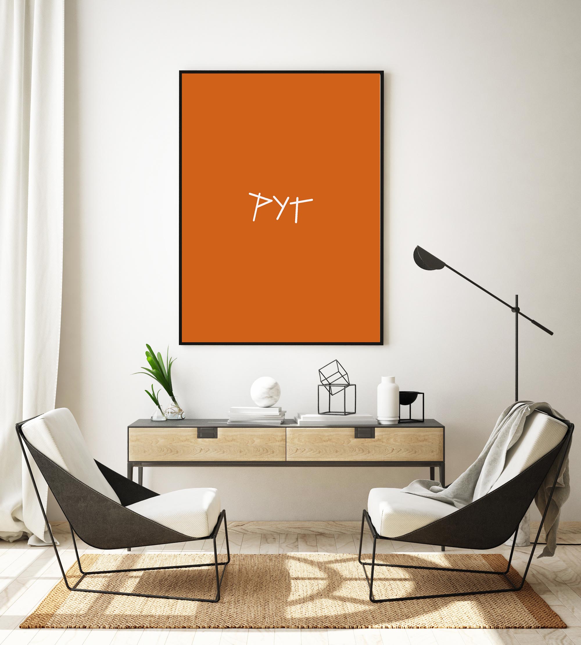 pitt-orange affisch