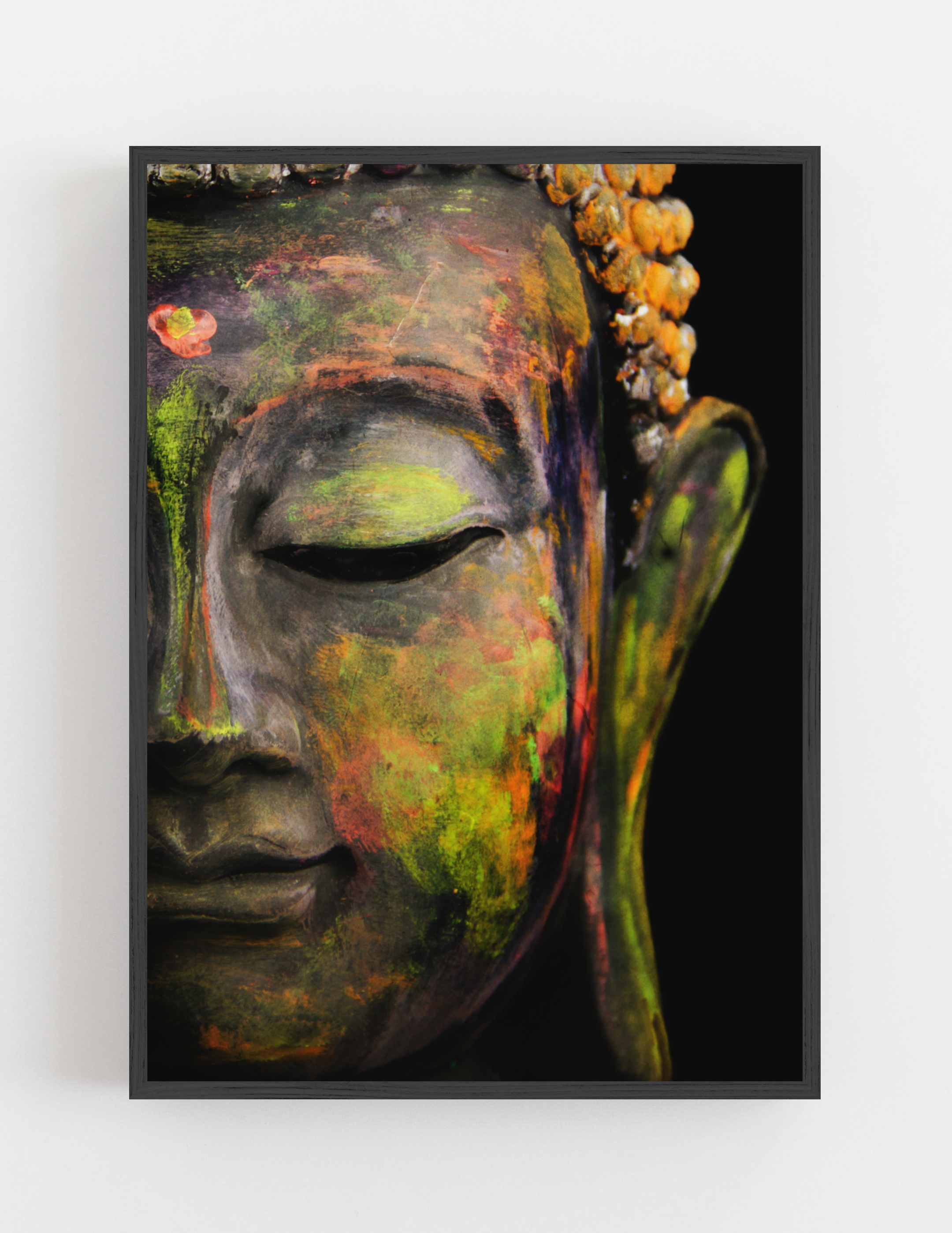 Buddha i färg premium affisch
